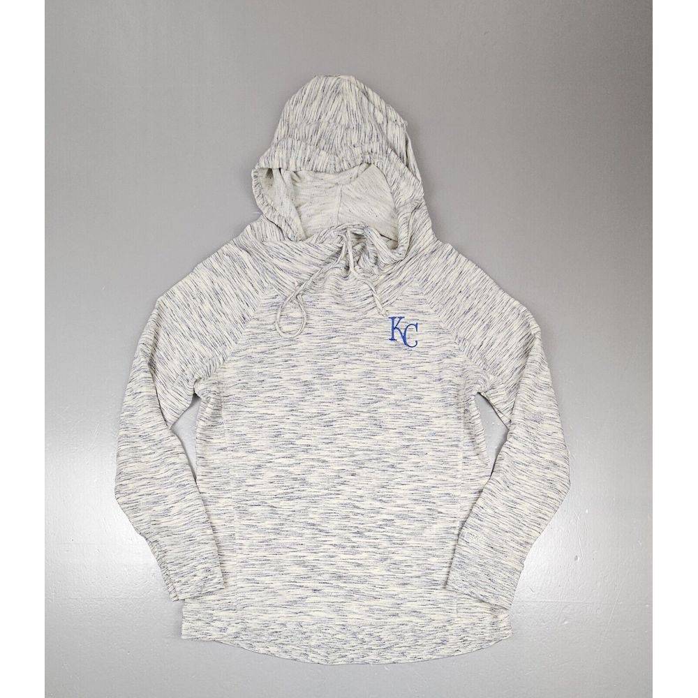 Cutter & Buck Kansas City Royals Hoodie Womens Medium. Oatmeal Tie Breaker